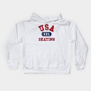 USA Skating II Kids Hoodie